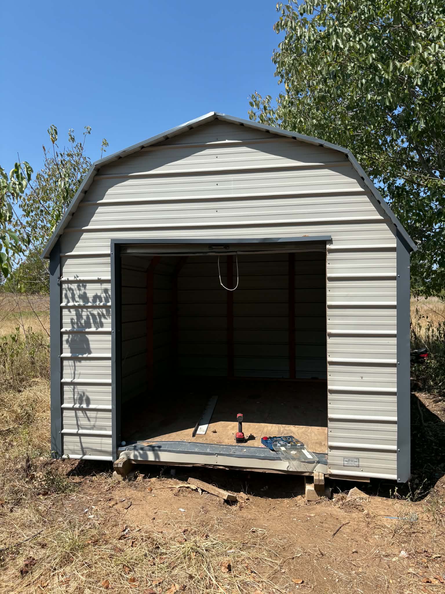 Shed before demolition